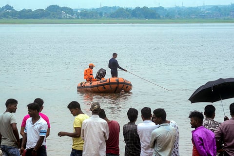 Search operation to trace youth drowned in Hatia Dam